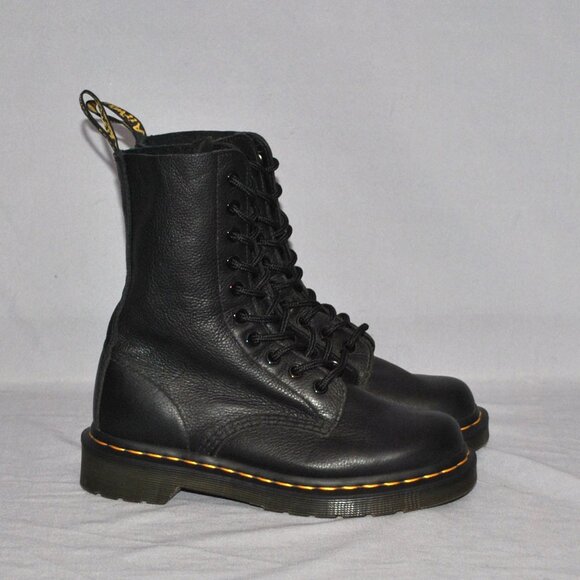 Dr. Martens Shoes - Dr. Martens Boots Size Women's 5 Black Virginia Leather 1490 Mid Calf Boots